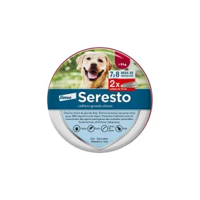 2 COLLIERS ANTIPARASITAIRES GRANDS CHIENS - SERESTO